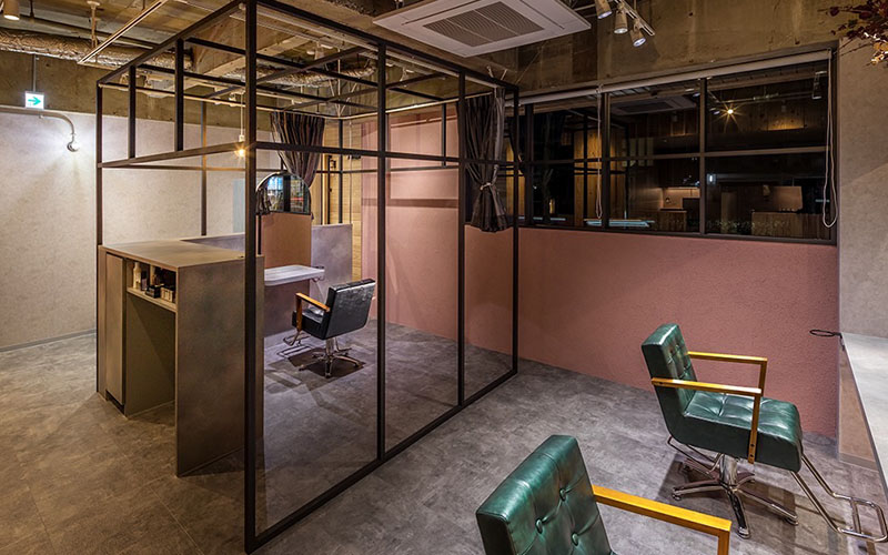 シャンプーブース